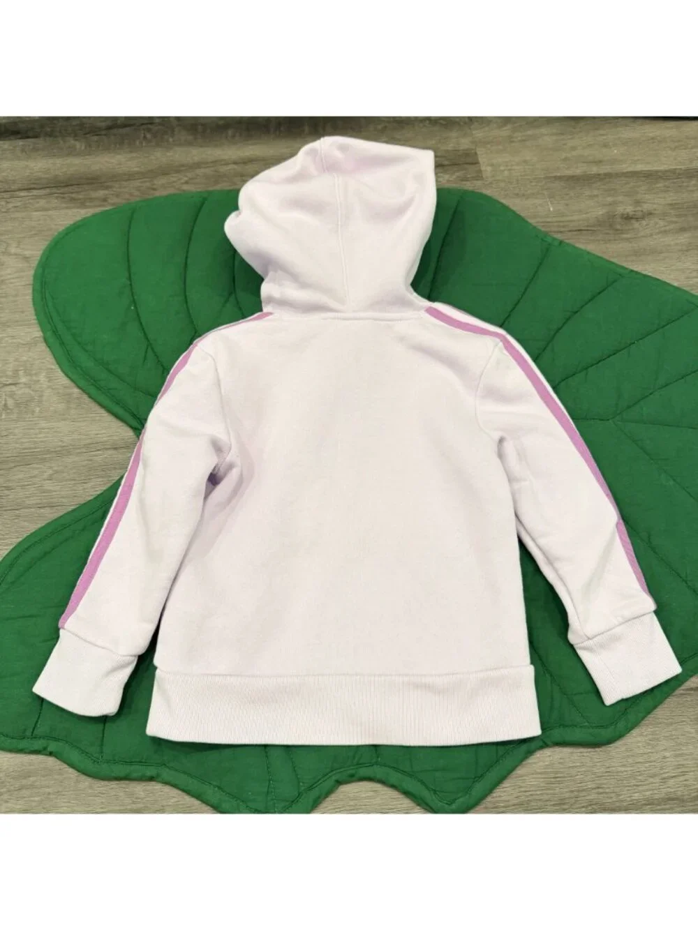 Adidas Toddler Girls 3T Lavender Lilac Hoodie Sweatshirt Pullover